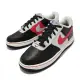 【NIKE 耐吉】Air Force 1 LV8 EMB GS 經典款 NBA75 周年 黑 紅 大童(DJ9993-001)