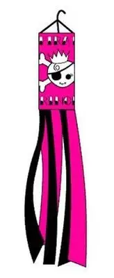 PIRATE PRINCESS WINDSOCK flying wind sock flag garden socks FL620 new twirling