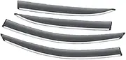 FUWKAIZS Window Visor Rain Guard Compatible for Dacia Spring EV Electric 2022~2023 Car Deflectors Windshield Rain Eyebrow Awning Trim Accessories