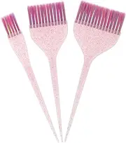SOESFOUFU Long Tail Hair Dye Brush Set Styling Comb for Hair Coloring Salon Quality Glitter Handle Tint Applicator