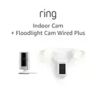 Floodlight Cam Wired plus with All-New Indoor Cam, White