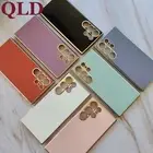 Gold Trim Shockproof Case Cover For Samsung Galaxy S21 S22 S23 S24 Plus Ultra FE