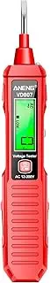 VD807 Digital Voltage Detector Tester Pen AC 12-300V Voltage Testers Circuit NCV Sensor Wire Professional Electrician Tool Red One Size