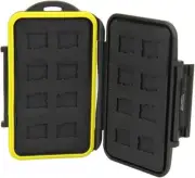 JJC MC-MSD16 Rugged Water-Resistant Memory Card Case (16x microSD Cards)