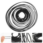90 Pcs Radio Tape Belt Rubber Belts for Electronics Recorder Cassette Player