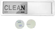 Dishwasher Safe Clean Dirty Plate Easy to Read Handy Dishwasher Magnet Clean Dirty Plate Lightweight Kitchen (B)