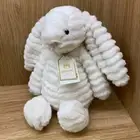 Jellycat Bashful Luxe Bunny Nimbus Soft Plush Toy 31cm - Baby Gift - AU Stock