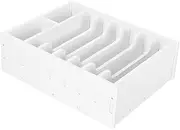 HOODANCOS Wooden till Box 8 Compartments Cash Drawer Tray for Classroom Office Tray