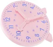 Totority Teaching Clock Model for Engaging Pink Management Tool for Preschool Learning Classroom Aid Develops Sense Linked Hands for Easy Understanding