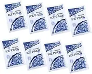 8Pcs Disposable Instant Packs First Aid Ice Bags for Injuries Soreness Outdoor Use Flexible Instant Packs for Cooling Drinks Essential Medical