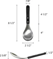 Thunder Group Wood Handle Vegetable Spoon