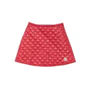[Moncler] Moncler Diamond-quilted Mini A-line Skirt 42 IT RED