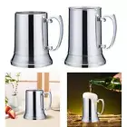 Stainless Steel Beer Mug Double Wall Tumbler Mug for Juice Beverage Bar