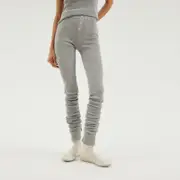 [1989 STUDIO] Light grey Waffle leggings S Grey