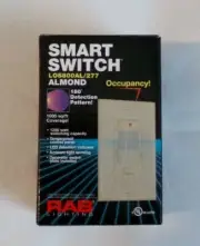 RAB Lighting LOS800AL/277 Almond Smart Switch 1200W / 1000sq/ft Coverage ~ New ~