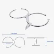 316 Stainless Steel Double Ring Cup Holder Boat Dual Drink Holder for RV Yachts