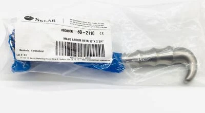 Sklar 60-2110 Mayo Abdominal Retractor 10" x 2-3/4" - NEW