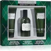 Geoffrey Beene, Trio Grey Flannel Eau de Toilette Spray for Men, Aftershave, Shower Gel, Woody and Oriental Scent, Unique Green Chypre Scent