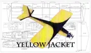 Yellow Jacket .061 4ch Sport Model 22" WS RC Airplane Laser Cut Balsa Short Kit
