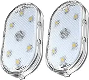 KALLORY 1Pair Car Interior Touch Sensor Night Light for Automotive Decor Compact Effects Easy Installation for Various Scenarios