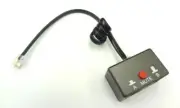 TR-RJ9 Training Adapter Dual RJ9 Sockets to RJ9 Headset Male Plug w/ MUTE button