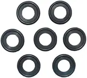 5 X Black Rubber Oil Drain Plug Gaskets Washer Replacement Fit For GM Chev-rolet Op-el Astra GH Vau-xhall Sa-ab spare parts (Color : 5 X-01)