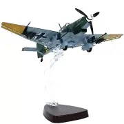 1/72 Scale Diecast Alloy German Stuka JU-87G2 Attack Plane Model Toy Gift