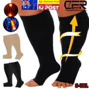 XL-7XL Plus Size Medical Compression Socks Wide Calf Leg 20-30 mmHg Unisex Sport