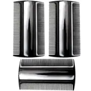 Favorict (3 Pack) 3.5" Pocket Hair Comb Beard & Mustache 2 Sides Combs for Men'S