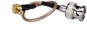 DHT Electronics RF coaxial coax cable assembly BNC male to MCX male right angle 36 inch