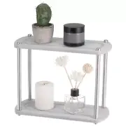 Instant Dry Sink Organizer, 11 inch Kitchen Sink Caddy Sponge Holder Dark Grey
