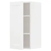 METOD wall cabinet with shelves, white Enköping/white wood effect, 40x37x80 cm