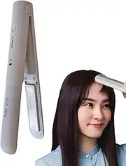 Mini Hair Straightener | Portable Hair Straightener - Professional Mini Flat Iron, Fast Heating, Versatile Styling for Curly & Straight Hair, Ideal for Traveling