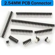 2 to 40 Way - 2.54mm 0.1" Male Pin Header Double Row PCB Connector