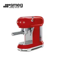 在飛比找PChome24h購物優惠-【SMEG】義大利半自動義式咖啡機-魅惑紅