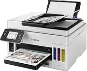 [Canon] MAXIFY GX6050 Wireless 3-in-1 Refillable MegaTank Inkjet Printer - A4 Print, Scan, Copy - 50-Sheet ADF, 350-Paper Capacity - Wi-Fi, Cloud Link, Ethernet Connectivity - Office Printer