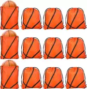 12 Pieces Ball Drawstring Backpack Cinch Bag, Sack Pack String Waterproof