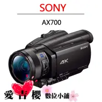 在飛比找蝦皮商城優惠-SONY FDR-AX700 數位 攝影機 中文平輸 4K 