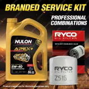 Ryco Oil Filter 5L APX5W40 Engine Oil Service Kit for Ford Falcon FG V8 Ford Fpv