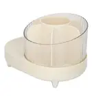 Makeup Brush Holder Case Multi Grids Rotating Cosmetic Brushes Storage Box F FAD