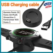 For Garmin Instinct Tactical Venu 2 2s Fenix 7 5 6 6x USB Charger Charging Cable