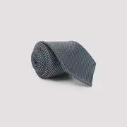 [Brioni] Brioni-Blue Silk Tie-Uomo OS OS
