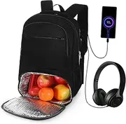 Beavorty Insulated Picnic Backpack for Beach Camping Leak Portable Cooler Bag with Ample Storage Durable Comfortable Double Shoulder Straps for Outdoor