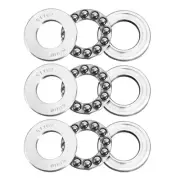 3pcs Thrust Ball Bearings 15mm x 28mm x 9mm Chrome Steel ABEC3 Single Row Roller