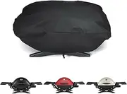 420D BBQ Grill Cover for Weber Q 100/1000 Classic Gen 1/2 BBQ Models Waterproof Grill Cover for Weber 7110 Q1200, Q1400, Q1000, Q140, Q120 and Q100