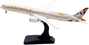 Pre-Built Model Aircraft 17CM 1/400 for Etihad B787-10 A6-BMI Accurate Scale Model Airplane Replica for Aviation Fans Miniature Airplane Model
