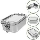 Stainless Steel Lunch Box Rice Container Reusable Leak Proof Food Student