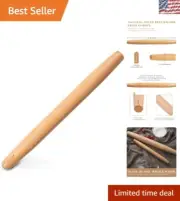 Eco-Friendly Mini Wooden Rolling Pin for Kids - Perfect 11" Dough Roller