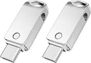 JOIOT 3 Pack 64G USB-C/A 2-in-1 for Mobile Phones, Tablets, PCs and MacBooks