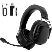 Wireless Gaming Headset, Bluetooth 5.3 & 2.4GHz, 7.1 Surround